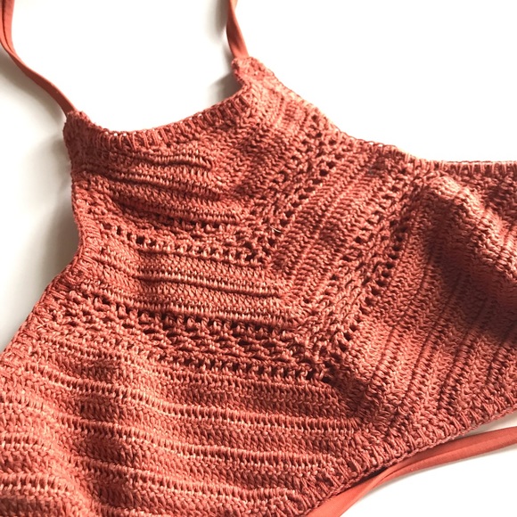 Xhilaration Crochet Halter Bikini 👙 - Picture 2 of 8